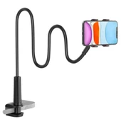 Hepu HP-A36 Masaüstü Esnek Telefon Tutucu – Klipsli Sabitleme + 360° Ayarlanabilir Boyun - 1