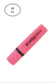 Eddıng Fosforlu Kalem E-344 Pembe 10'lu - 1