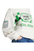adidas Kadın  Beyaz  Sweatshirt COURT CREW JW0149 thumbnail 4