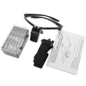Işıklı Gözlük Büyüteç  5 Farklı Lens 9892b - 4