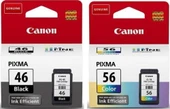 Canon PG 46 Cl 56 Pixma E404/E414/E464/E484 Siyah Renkli Kartuş - 1