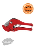 Wuvera 42 mm Plastik Boru Kesme Makası – Tesisat ve PVC Boru Kesimleri İçin Keskin El Aleti thumbnail 2
