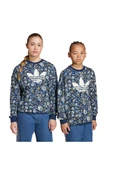 adidas Çocuk  Mavi  Sweatshirt CREW JX6316 - 7