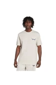 adidas Erkek  Bej  T-shirt GRAPHIC LO SS T JX8157 - 2