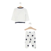 Lisanslı Erkek Bebek Yenidoğan Krem 5'li Hastane Çıkış Seti - 7