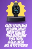 Ultra 3 Kordonlu Amoled Ekran Akıllı Saat Çok Fonksiyonlu Uyku ve Sağlık Takibi - 2