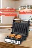 Torima TG-PRO300 Siyah-Gümüş 2000W Paslanmaz Çelik Tost Izgara Makinesi Çıkarılabilir Plaka thumbnail 4