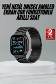 Ultra 3 Kordonlu Amoled Ekran Akıllı Saat Çok Fonksiyonlu Uyku ve Sağlık Takibi - 1