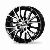 CMS-456-07 6.0x14" -4x108 ET35 63.4 Diamond Matt Black Jant (4 Adet) - 1