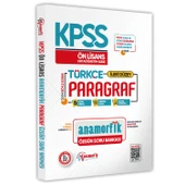 KPSS Önlisans-Ortaöğretim Türkçe Anamorfik PARAGRAF Özgün Soru Bankası Dijital Çözümlü - 1
