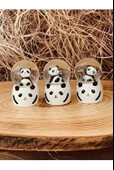 Küçük Boy Panda Kar Küresi Işıklı 6.5 Cm - 1
