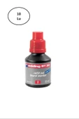 Edding Tahta Kalem Mürekkep 30 Ml Kırmızı 10'lu - 1