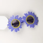 Mor Renk Papatya Şekilli Parti Gözlüğü 18x10 Cm thumbnail 3