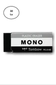Tombow Mono Silgi, 23X11X55Mm, Siyah 30'lu - 1
