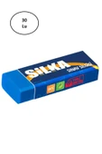 Silka Art.10 Sınav Silgisi Lacivert (30 Lu Kutu) - 1