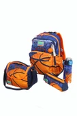 CH 23776 Basketbol - 4' Lü Okul Çantası Seti - Sırt Ve Beslenme Çantası + Kalemlik + Matara - 1
