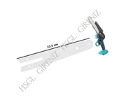 HSGL Akülü El Testeresi pala kılavuz  1/4 Ayak 23.5 Diş, 23.5 cm Şarjlı Budama Pala thumbnail 4