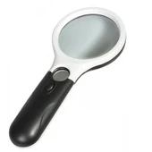 3 Led Işıklı 3x75 Mm 45x22 Mm  El Büyüteç - 1