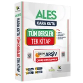 ALES TÜM DERSLER TEK KİTAP Kara Kutu ÖSYM Soru Havuzu Çıkmış Soru Bankası Dijital Çözümlü - 1