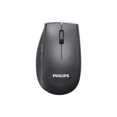 Philips SPK7627 Kablosuz Bluetooth Dual Mod 1600DPI 5 Tuşlu Sessiz Optik Mouse Gri şarjlı thumbnail 2
