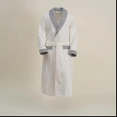 Ecocotton İzgi Erkek Bornoz %100 Organik Pamuk Jakarlı Siyah XXL thumbnail 1