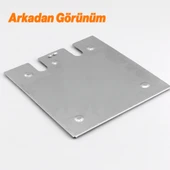 25x25 Cm Çok Amaçlı Alüminyum Metal Zarf Duvar Tipi İş Güvenliği Montajlı Evrak Uyarı Pano Tutucu thumbnail 3