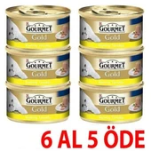 Gourmet Gold Kıyılmış Tavuklu Yetişkin Kedi Konservesi 85 Gr (6 Al 5 Öde) - 1