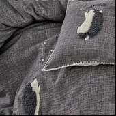 Ecocotton Migala Organik Bebek Nevresim Takımı Gri TK thumbnail 3