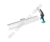 HSGL Akülü Şarjlı El Testeresi Zincir  Pala Seti – 1/4 Ayak 18.5 Diş, 18.5 cm Budama Testeres - 2