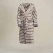 Ecocotton Arden Erkek Bornoz %100 Organik Pamuk Kenevir Karışımlı Bornoz Lacivert XXL thumbnail 1