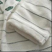 Ecocotton İmre Kadın Bornoz %100 Organik Pamuk Jakarlı Yeşil L thumbnail 2