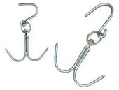 Döner Sistemli Çift Kancalı Et Asma Kancası thumbnail 1