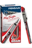 Pensan My Sıgn Jel Roller Kalem Kırmızı 1Mm 12'li - 1