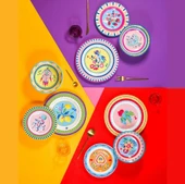 Baci Milano Mamma Mia Göz Desenli Tabak 22 Cm thumbnail 3