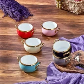 Paçi Mila 6'lı Kase Seti Renkli - 4