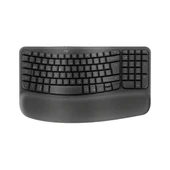 Logitech Wave Keys Ergonomik Kablosuz Klavye Q TR Siyah 920-012311 thumbnail 1