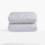 Homedius Daily Vatka Kapitoneli %100 Pamuk Yatak Koruyucu Alez  Beyaz 150x200 - 8