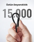 UGREEN USB-C - Lightning 3A PD MFi Sertifikalı Hızlı Şarj Kablosu, 2 m, Siyah, 60752 - 6