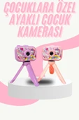 Çocuk Için Eğitici Video Kamera Ayaklı Mini Fotoğraf Makinesi thumbnail 1