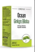 Orzax Ocean Ginkgo Biloba Takviye Edici Gıda 30 Bitkisel Kapsül - 1