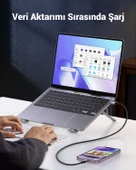 UGREEN Lightning - USB-A Örgülü MFi Sertifikalı İphone Hızlı Şarj Kablosu, 1 m, Siyah, 60156 - 7