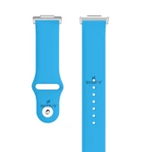 Huawei Watch Fit 2 Uyumlu PureLux Soft Silikon Kordon  Mavi thumbnail 4