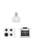 Altus ALA 322 W Fırın 189 DW Ocak 570 W Davlumbaz Beyaz Ankastre Set - 1
