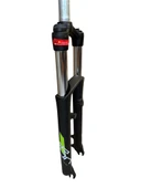 ZOOM M/LO 26" Jant Kilitlenebilir Bisiklet Maşası 1-1/8 QR Amortisörlü Maşa Disk Fren Uyumlu Siyah Yeşil thumbnail 1