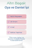 Altınbaşak Oya ve Dantel İpi 20 gr - Royaleks - No: 063 - 2