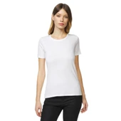 Basic Kısa Kollu Bisiklet Yaka T-Shirt thumbnail 11