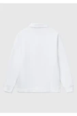 Erkek Çocuk Beyaz Logolu Polo T-Shirt - 2