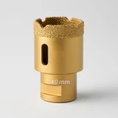 Elmas Kaplı 40mm Granit Mermer Seramik Fayans Delici Matkap Ucu Profesyonel Uzun Ömürlü Güçlü Kesici thumbnail 1