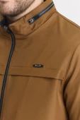 Kahverengi Erkek Pamuk Polyester Karışımlı Su Ve Rüzgar Geçirmez Mevsimlik&Yazlık Mont thumbnail 5