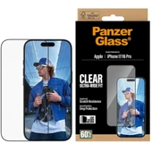 PanzerGlass iPhone 17 UWF Şeffaf Cam Ekran Koruyucu (Hizalama Aparatlı) thumbnail 1